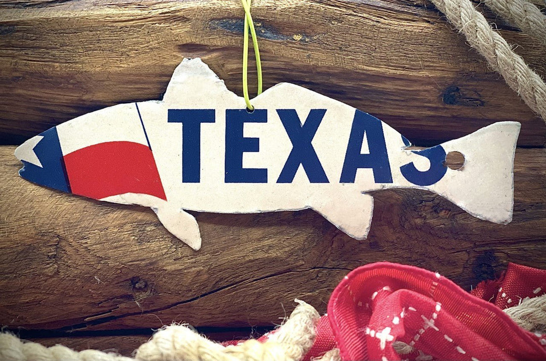 Cody's Fish Texas Redfish Christmas Ornament
