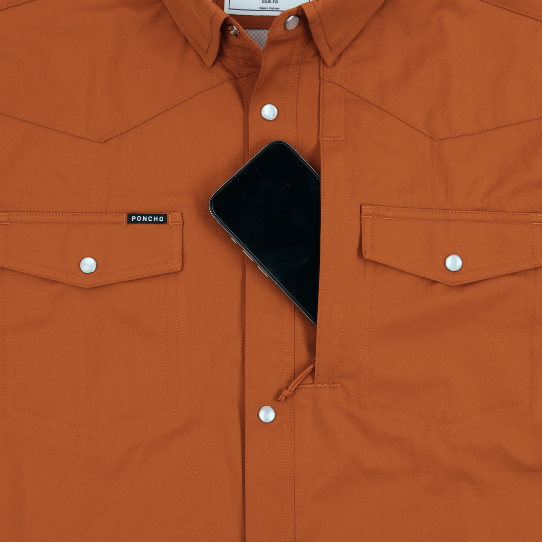 Poncho The 1969 Short Sleeve Shirt, detail, view 2
