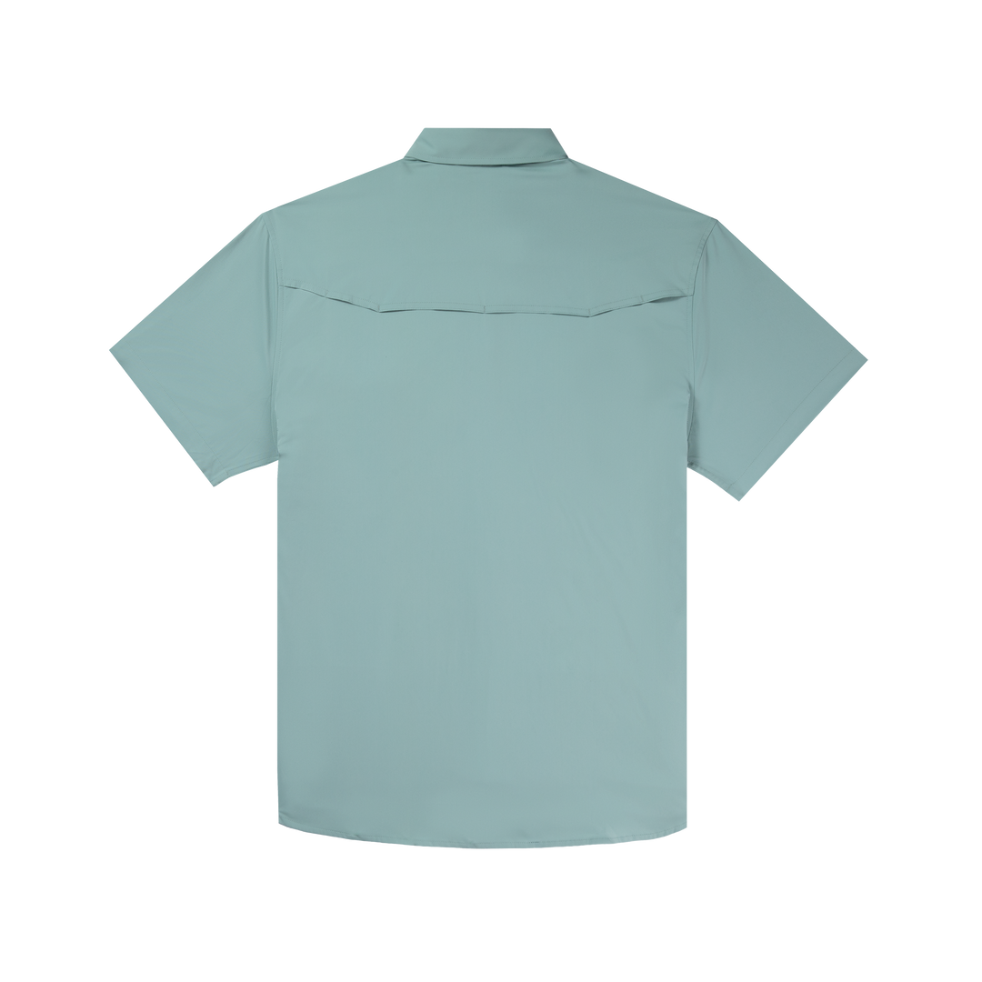 Poncho The Antilles Short Sleeve Shirt, back view