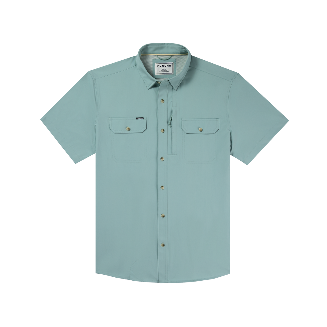 Poncho The Antilles Short Sleeve Shirt, front view