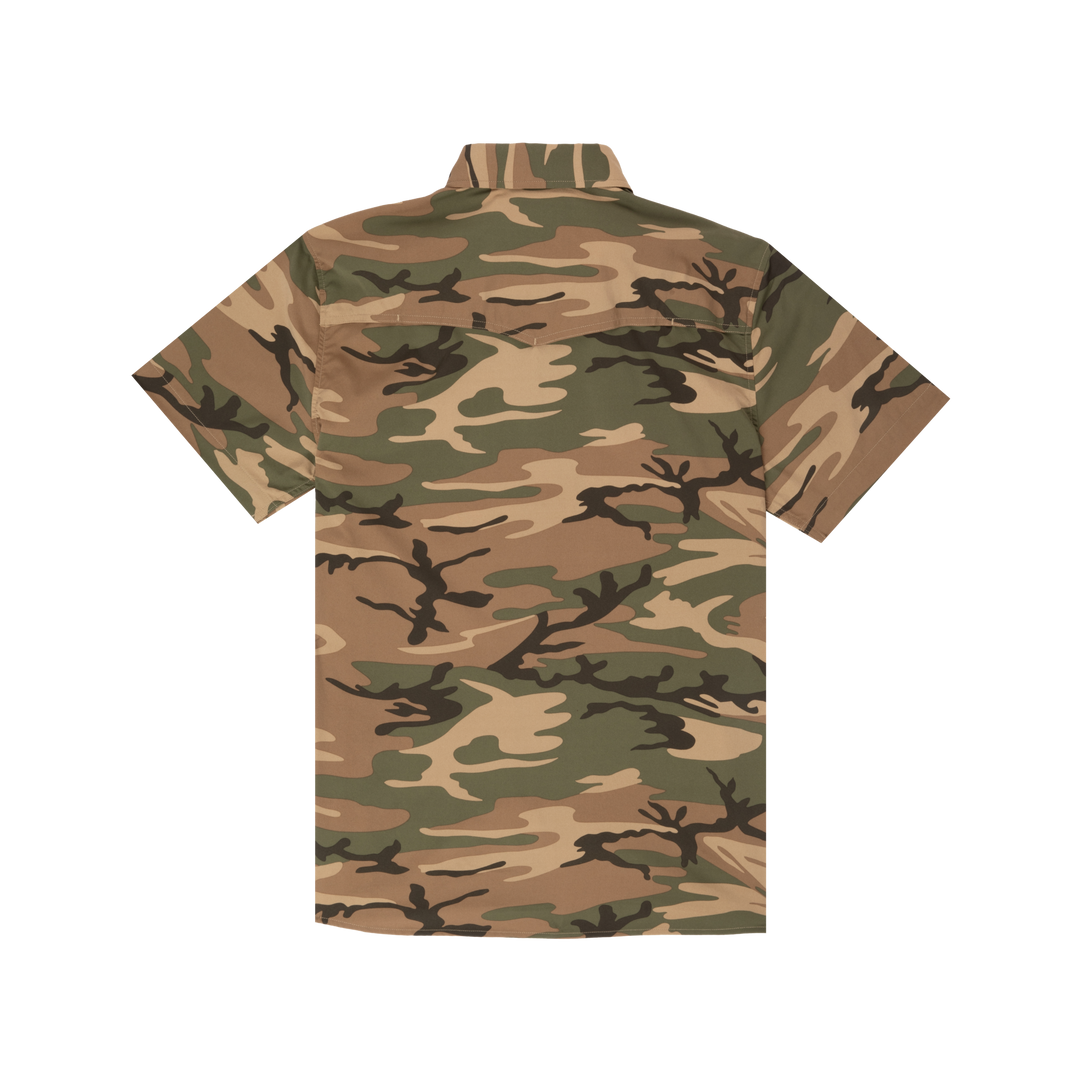 Poncho The Asado Short Sleeve Shirt, back view
