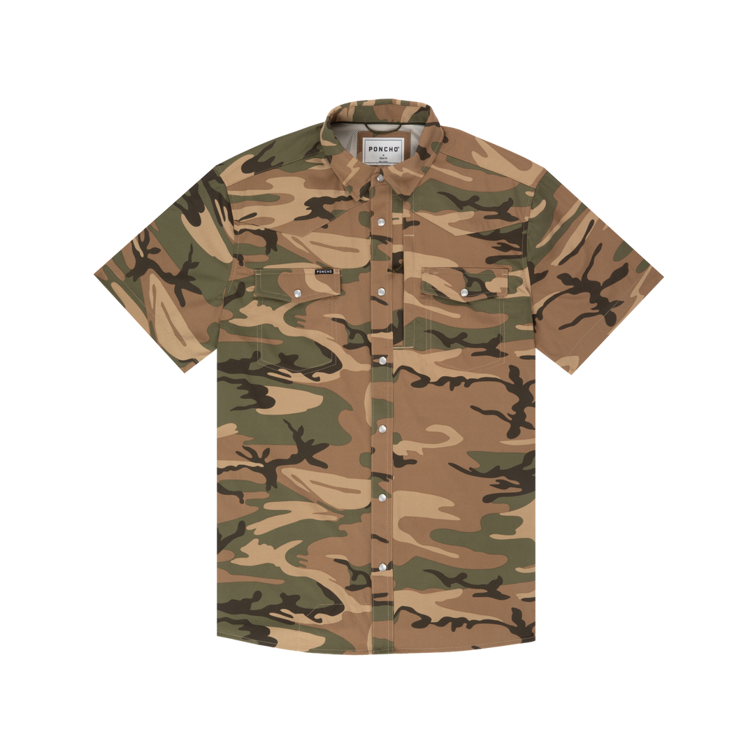 Poncho The Asado Short Sleeve Shirt, front view