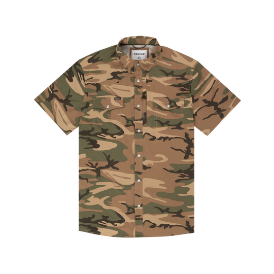 Poncho The Asado Short Sleeve Shirt, front view