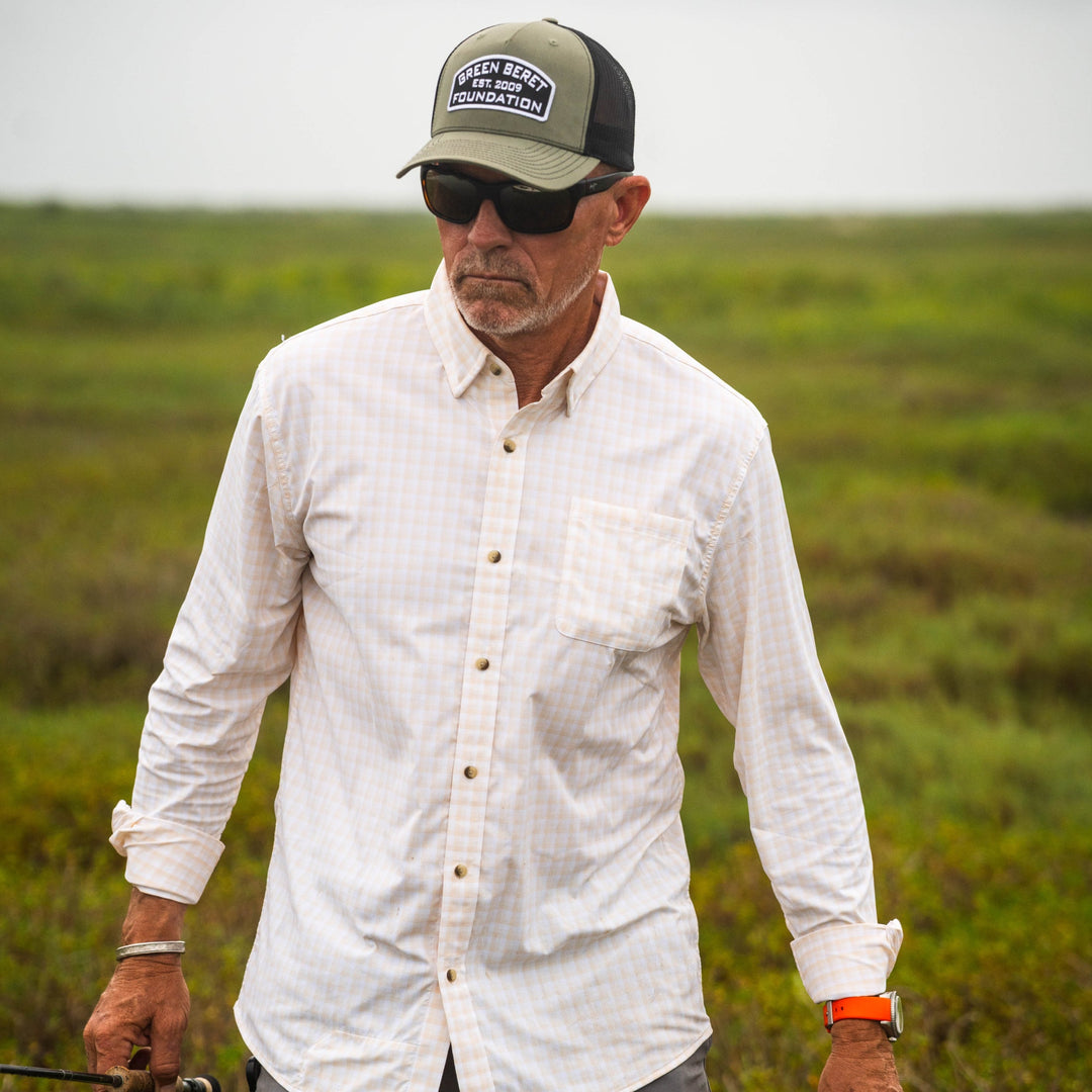 Poncho The Baja Long Sleeve Shirt, worn, view 2