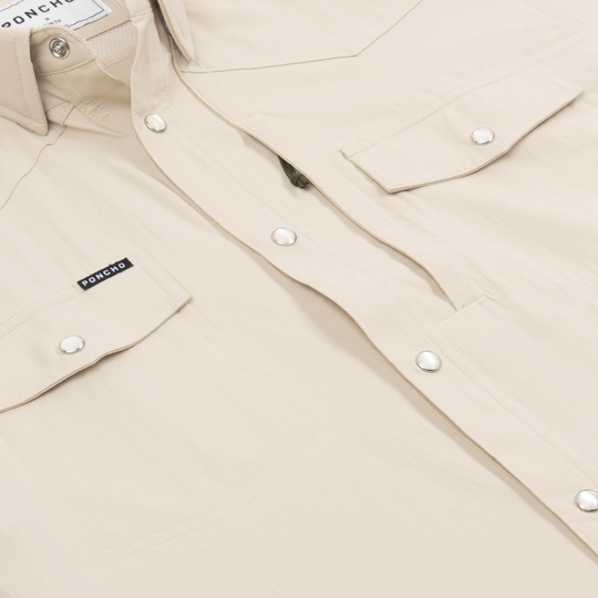 Poncho The Big Bend Long Sleeve Shirt, detail