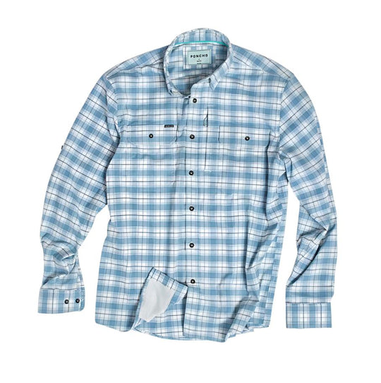 Poncho The Blue Bison Long Sleeve Shirt
