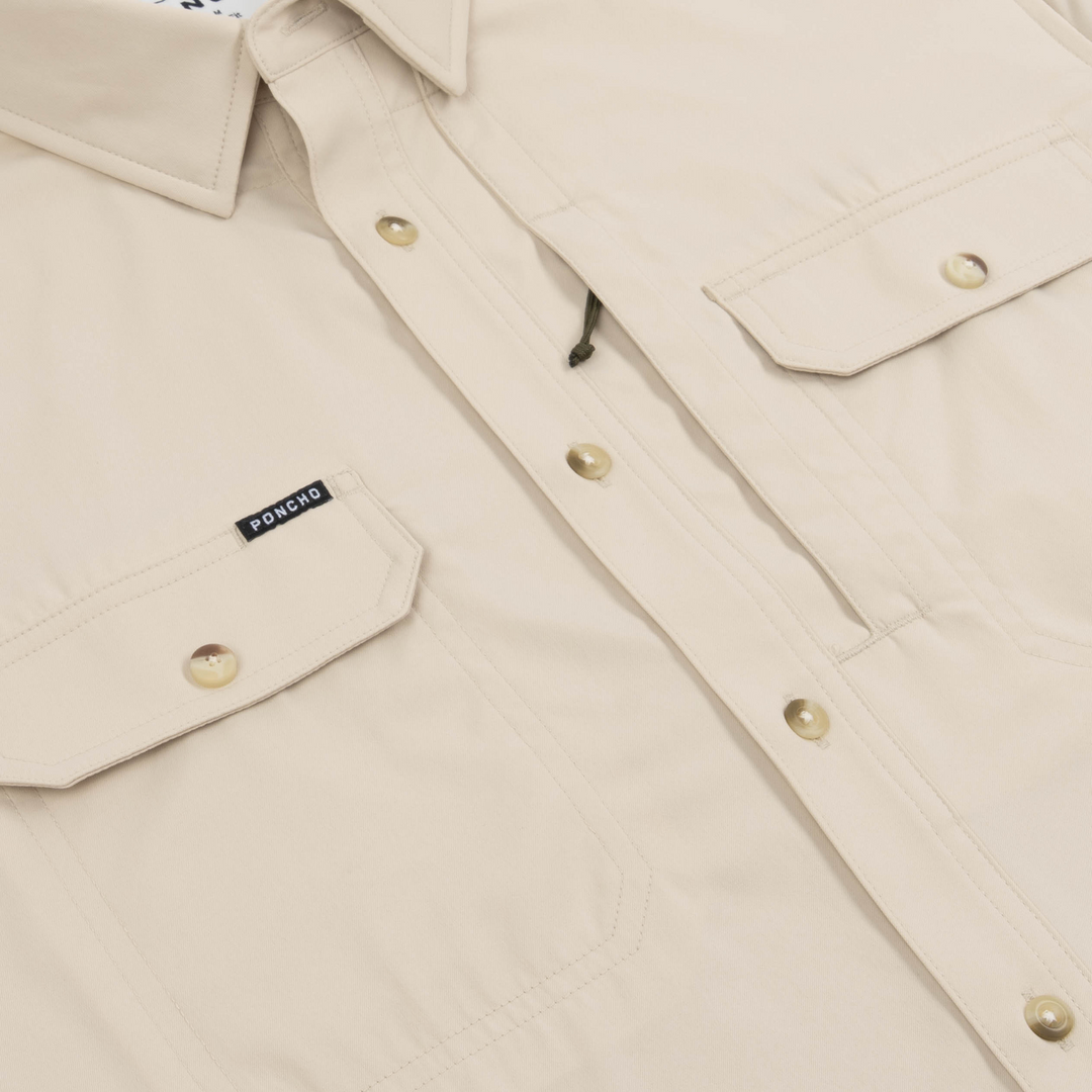 Poncho The Hey Buddy Long Sleeve Shirt, detail