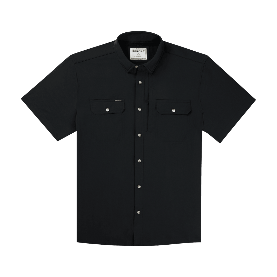 Poncho The Burnt End Short Sleeve Shirt, front view