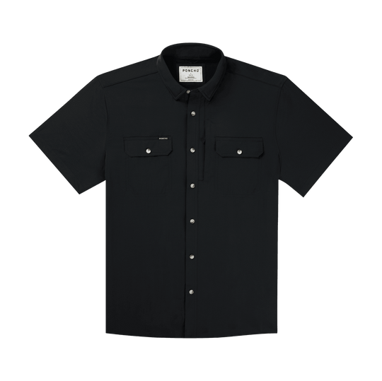 Poncho The Burnt End Short Sleeve Shirt, front view
