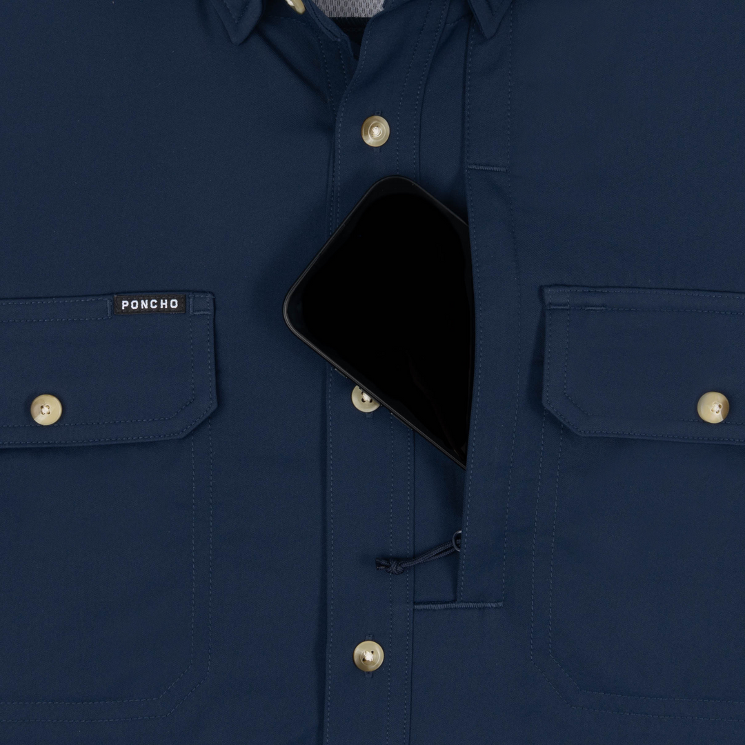 Poncho The Captain Short Sleeve Shirt, detail, view 2