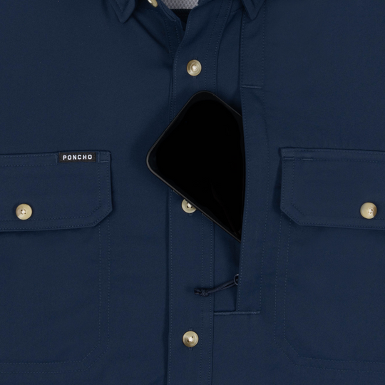 Poncho The Captain Short Sleeve Shirt, detail, view 2