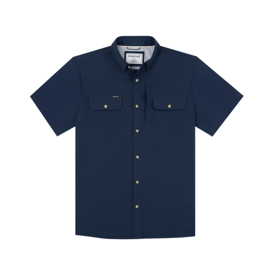 Poncho The Captain Short Sleeve Shirt, front view