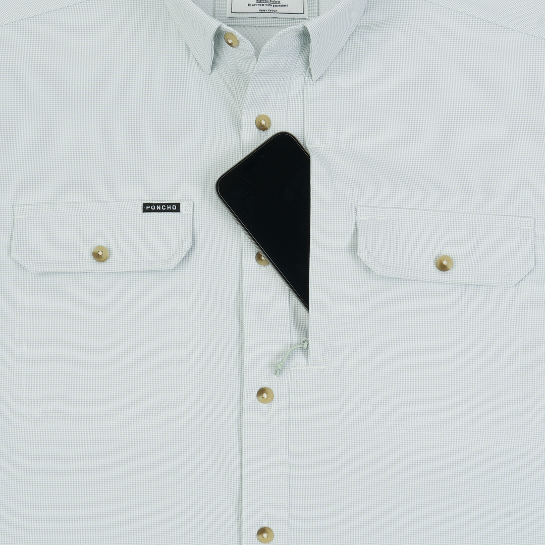 Poncho The Carolina Rig Short Sleeve Shirt, detail, view 3