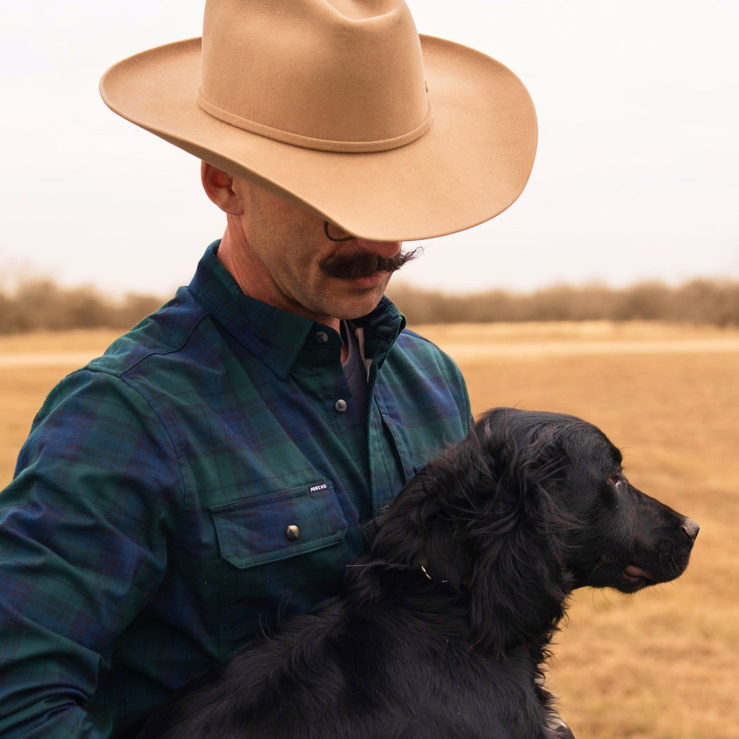 Poncho The Cascade Long Sleeve Shirt, worn