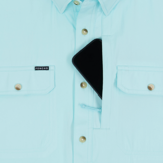 Poncho The Client Shirt Long Sleeve Shirt, detail, view 3