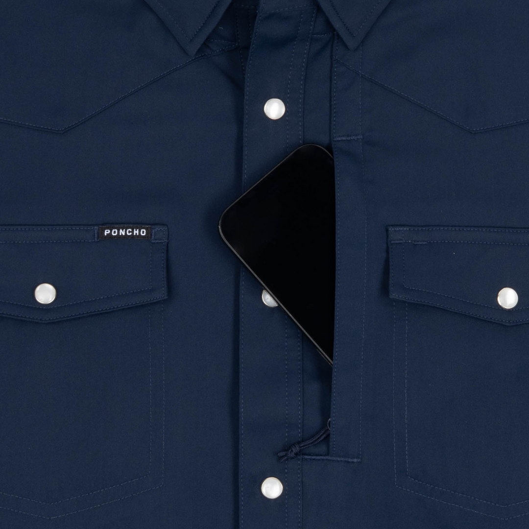 Poncho The Pacifico Long Sleeve Shirt, detail, view 3