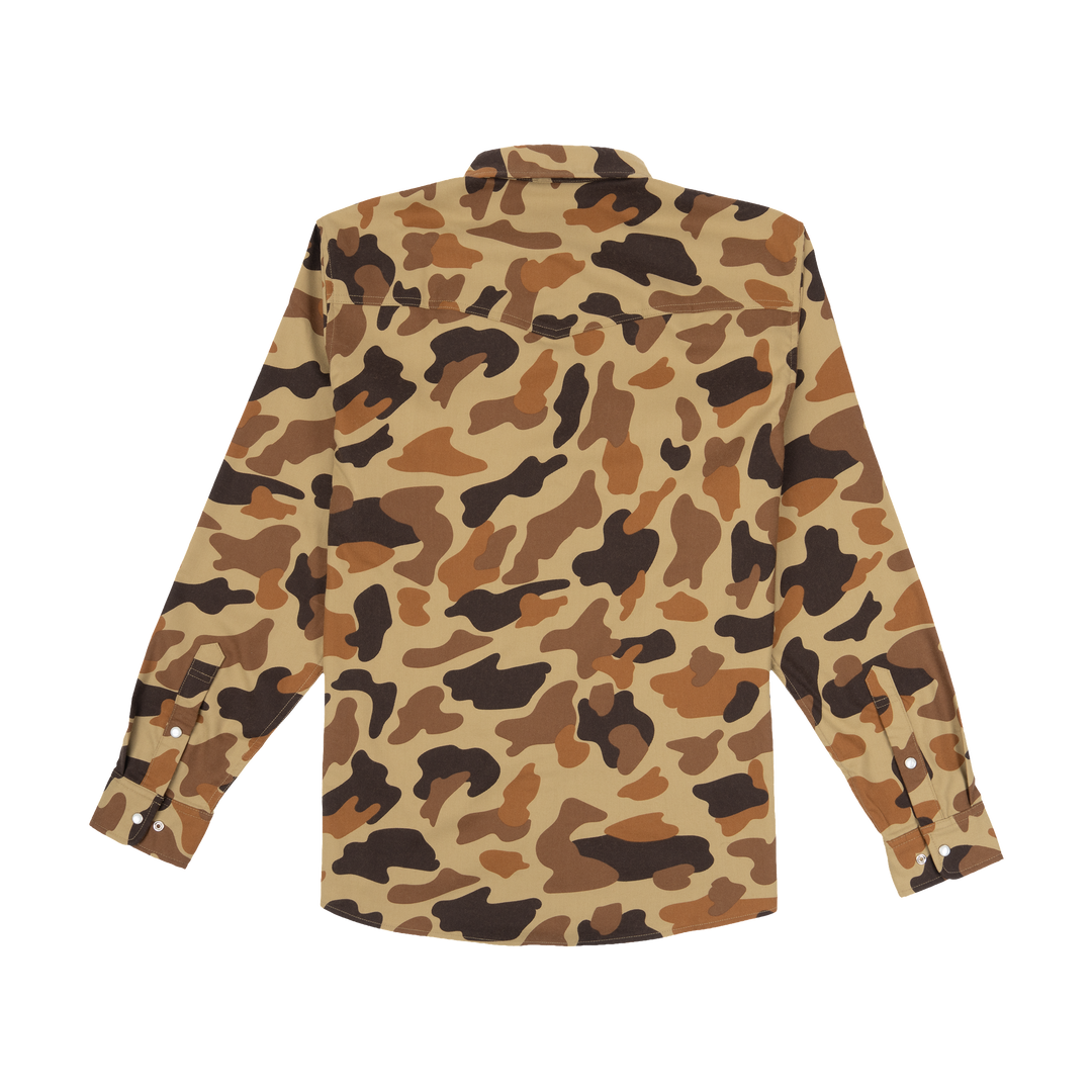 Poncho The Delta Cowboy Long Sleeve Shirt, back view