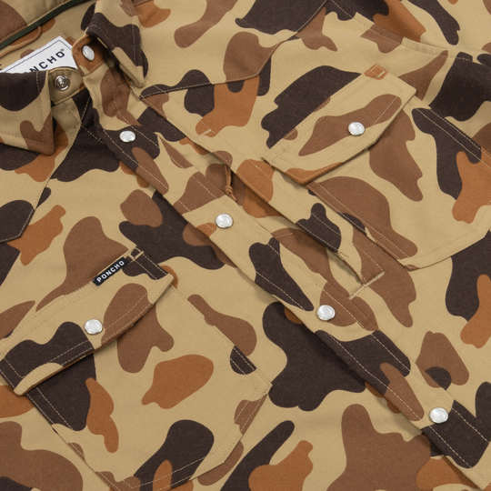Poncho The Delta Cowboy Long Sleeve Shirt, detail