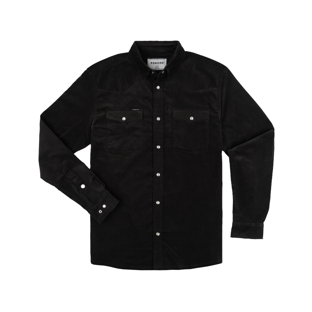 Poncho The Dusty Burro Long Sleeve Shirt, front view
