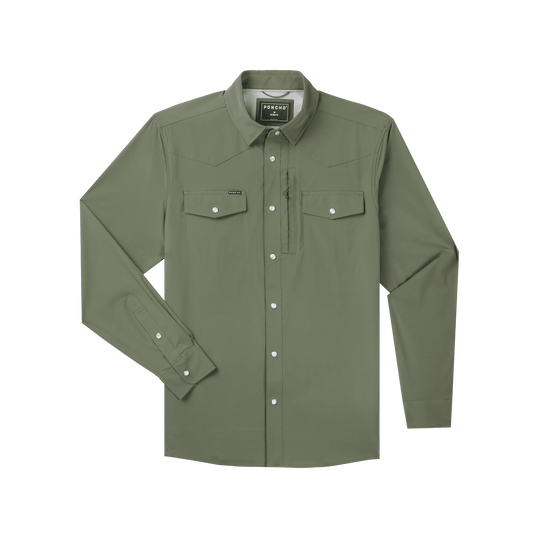 Poncho The Fence Stretcher Long Sleeve, front view