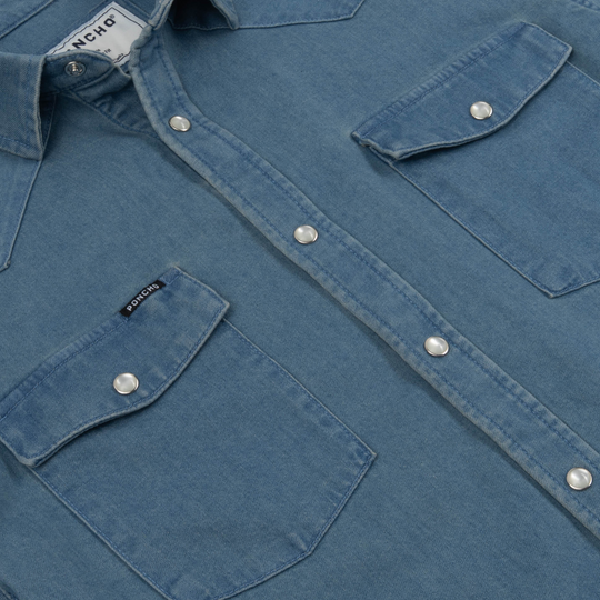 Poncho The Fort Davis Long Sleeve Shirt, detail