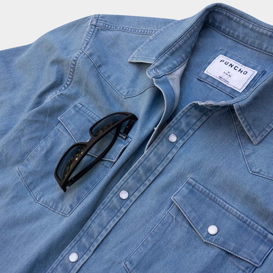Poncho The Fort Davis Long Sleeve Shirt, view 2