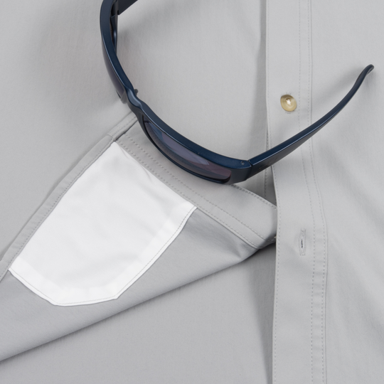 Poncho The Grey Ghost Long Sleeve Shirt, detail, view 2