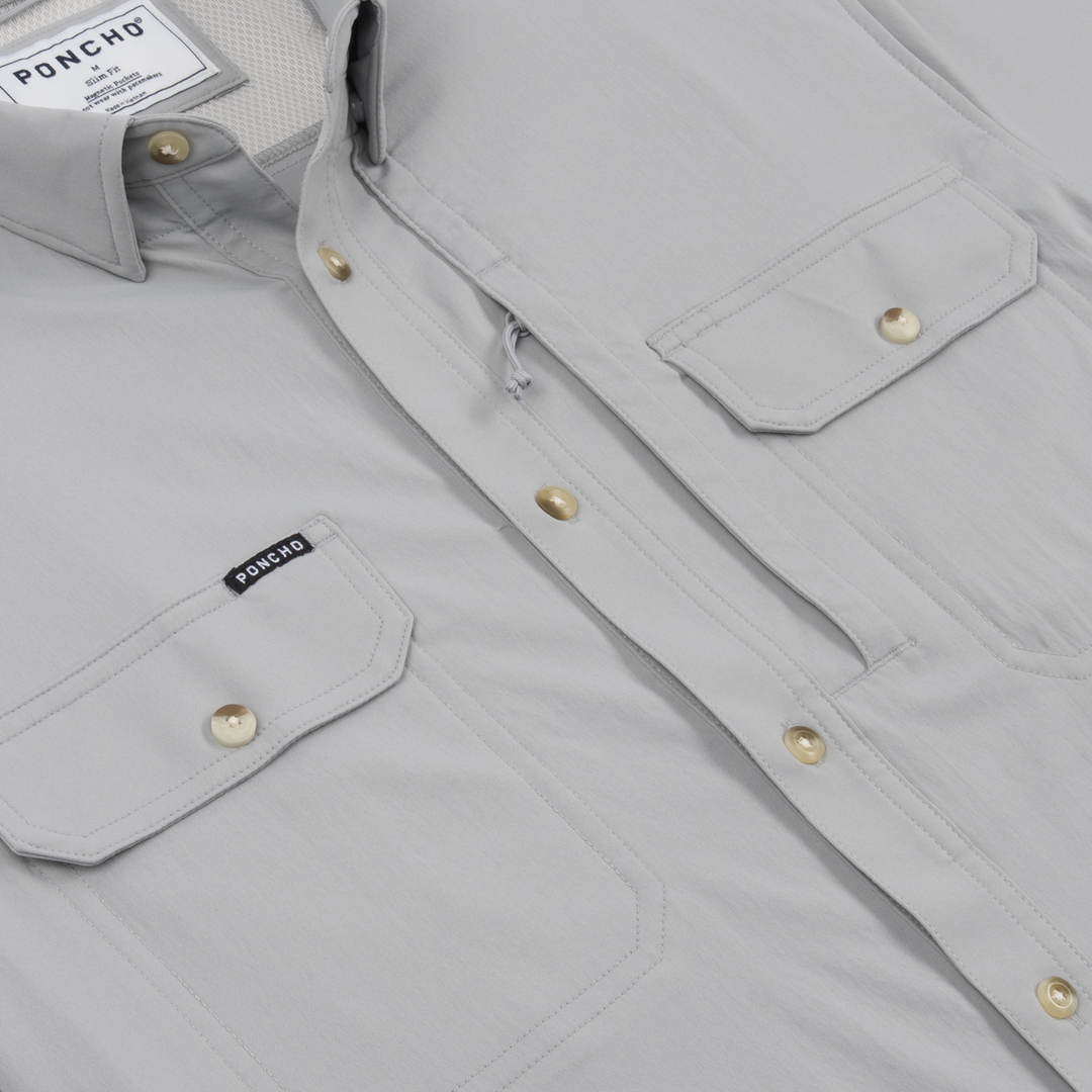Poncho The Grey Ghost Long Sleeve Shirt, detail