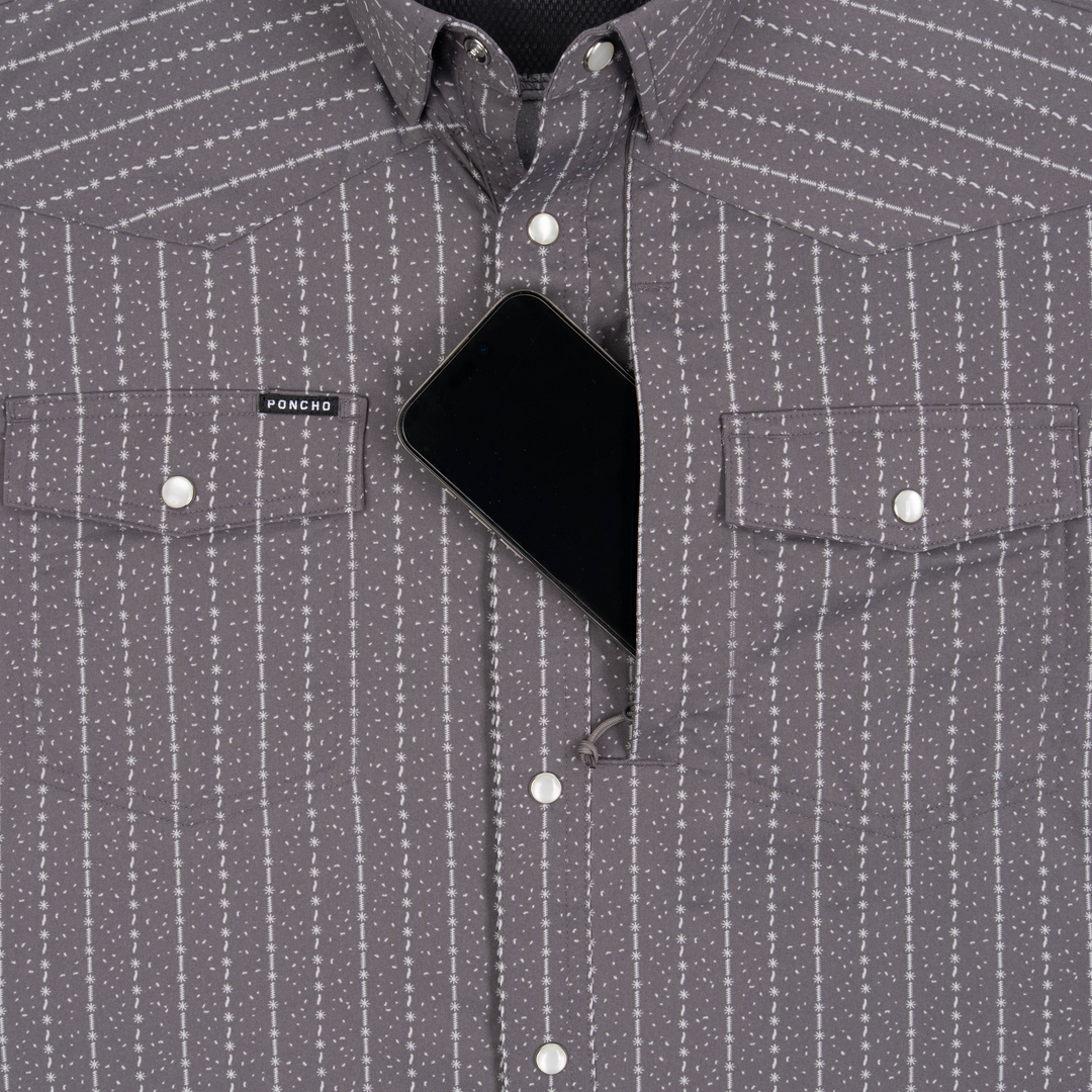 Poncho The Camino Long Sleeve Shirt, detail, view 3