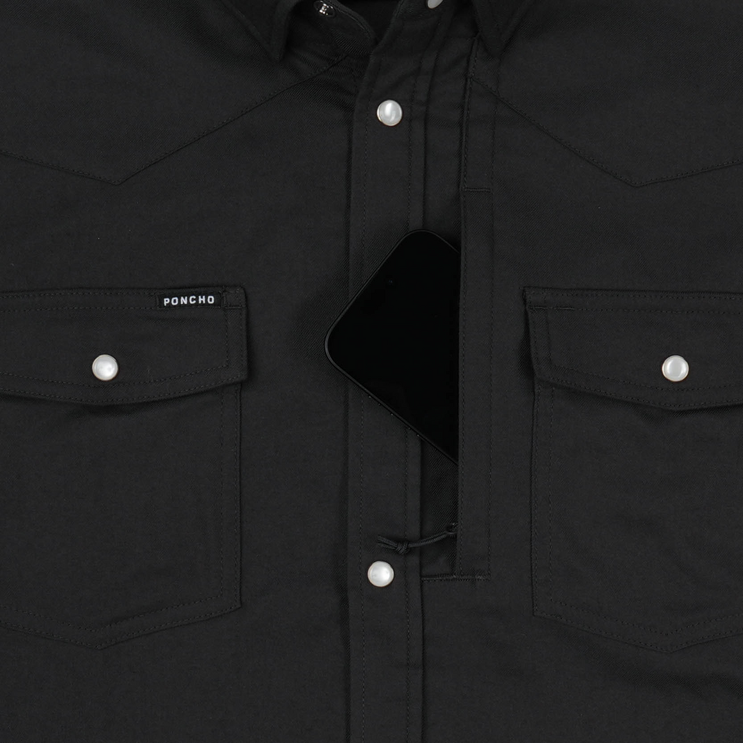 Poncho The Laramie Long Sleeve Shirt, detail, view 3