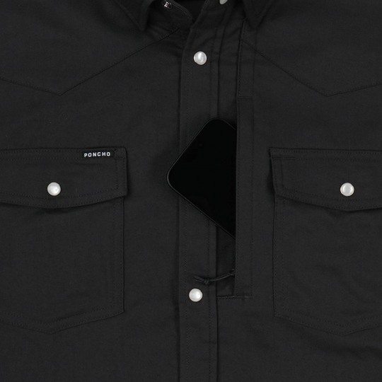 Poncho The Laramie Long Sleeve Shirt, detail, view 3