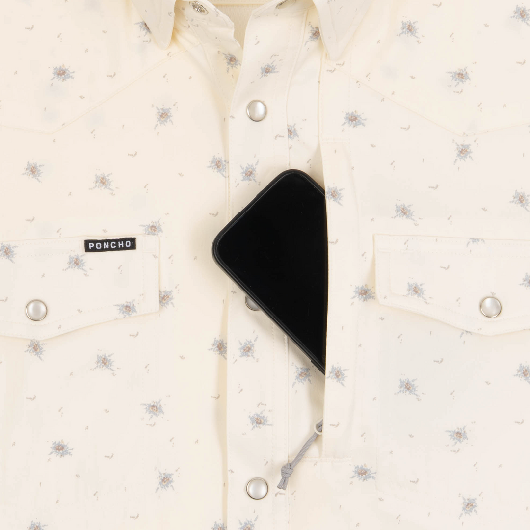 Poncho The Estacado Long Sleeve Shirt, detail, view 3