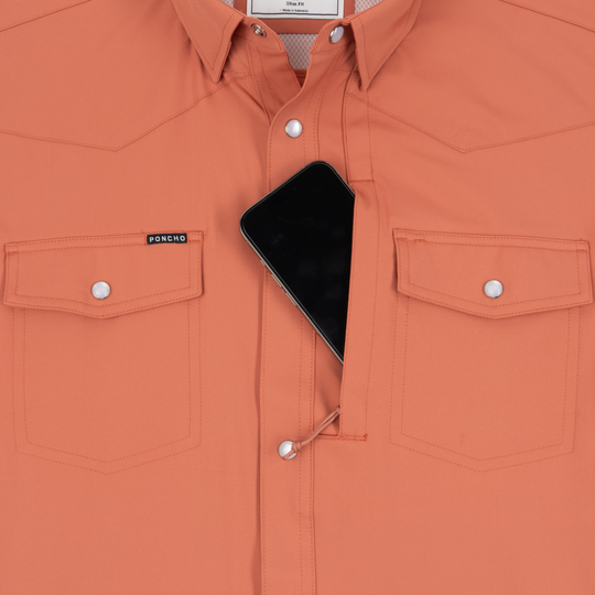 Poncho The Macon Short Sleeve Shirt, detail, view 3