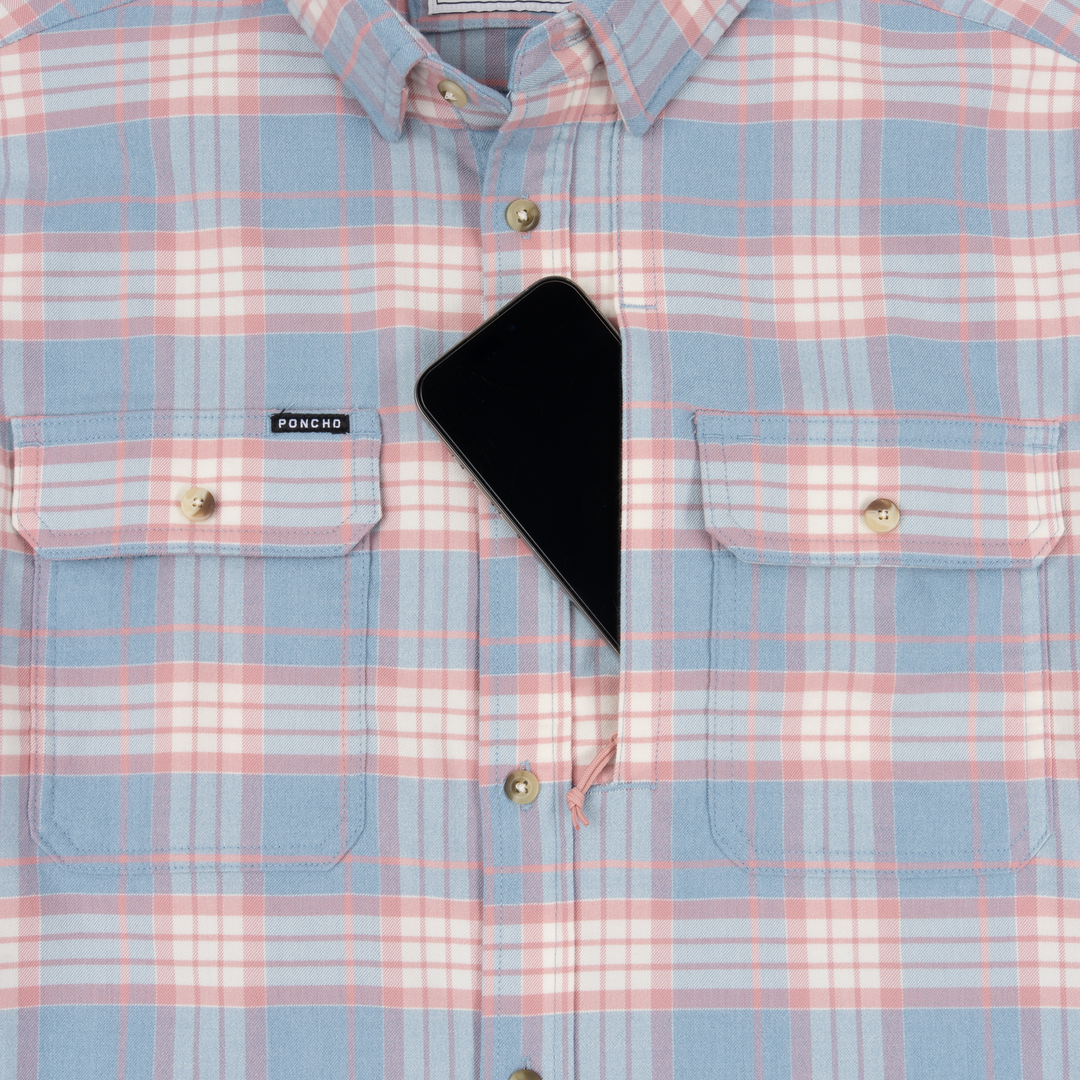 Poncho The Madaket Long Sleeve Shirt, detail, view 3
