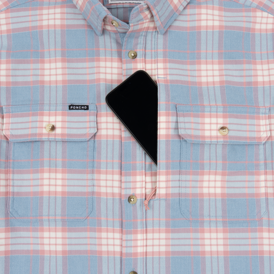 Poncho The Madaket Long Sleeve Shirt, detail, view 3