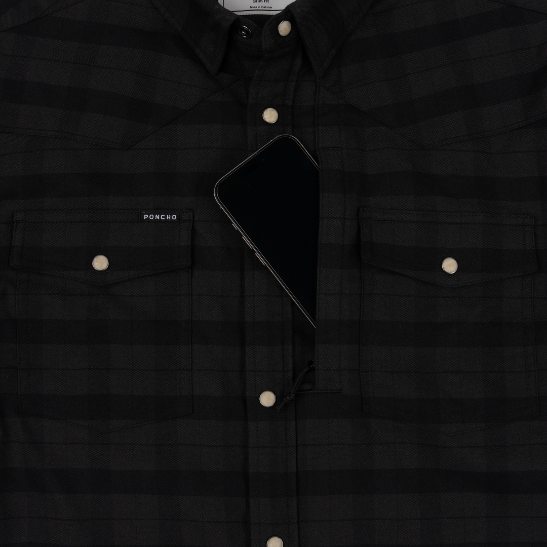 Poncho The North Rim Long Sleeve Shirt, detail, view 3