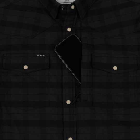 Poncho The North Rim Long Sleeve Shirt, detail, view 3