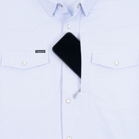 Poncho The Padre Short Sleeve Shirt, detail, view 3