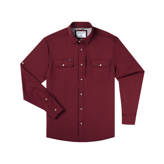 Poncho The Old Army Long Sleeve Shirt, front view