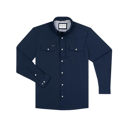 Poncho The Pacifico Long Sleeve Shirt, front view