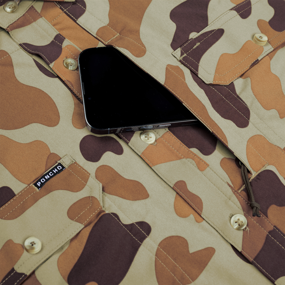 Poncho The Pato Short Sleeve Shirt, detail