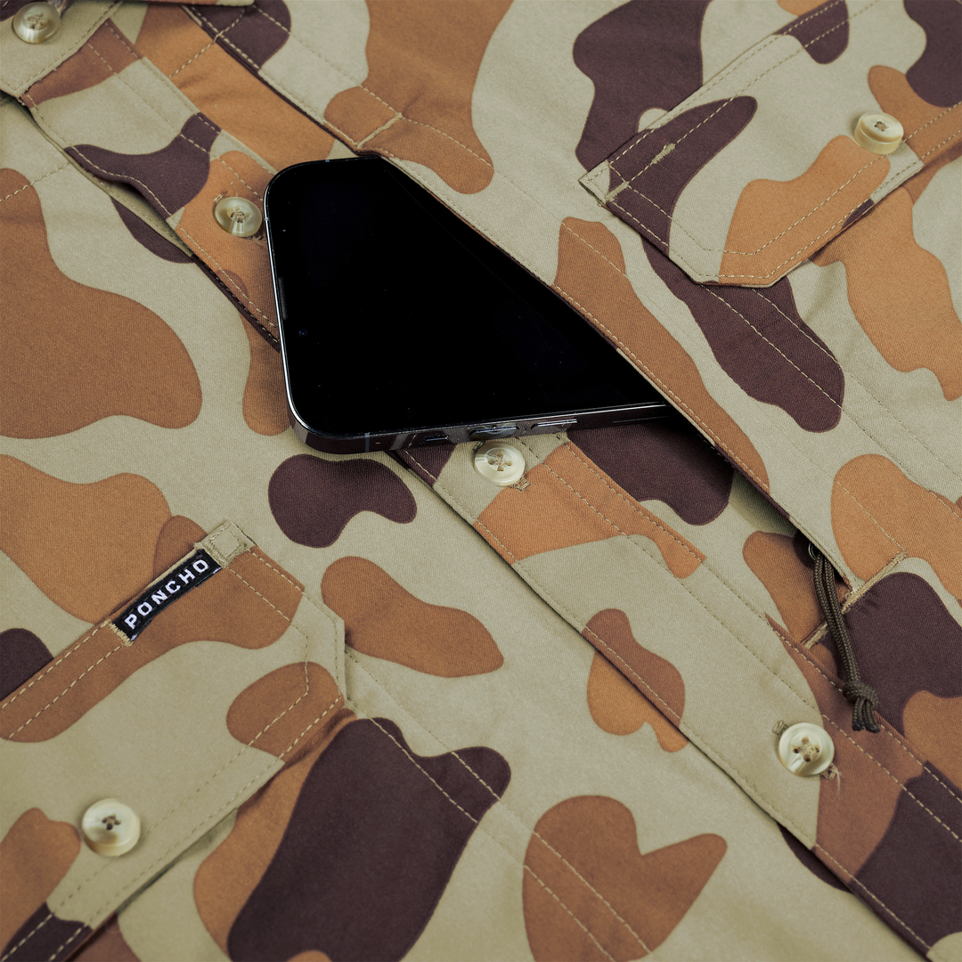 Poncho The Pato Short Sleeve Shirt, detail