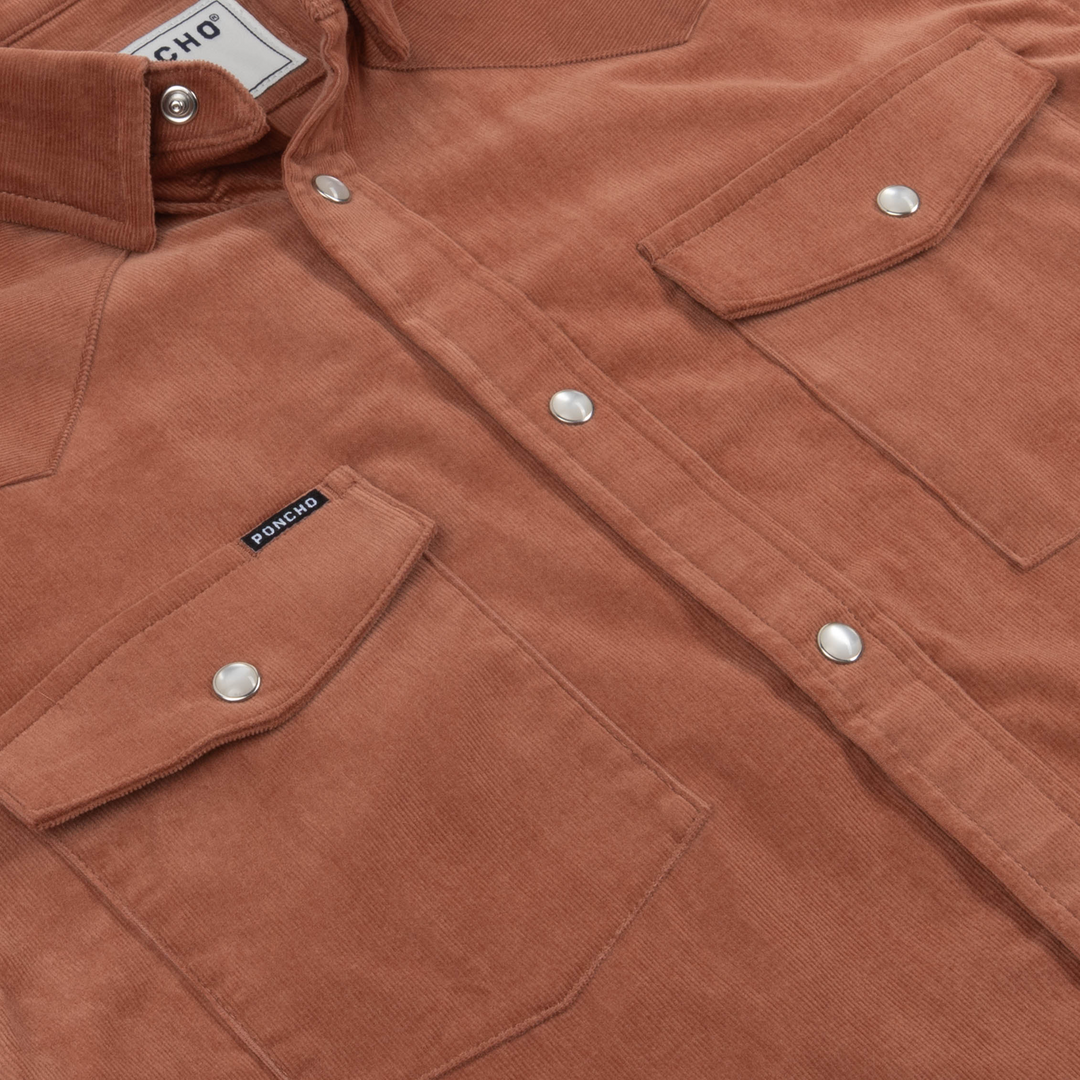 Poncho The Red Bud Long Sleeve Shirt, detail