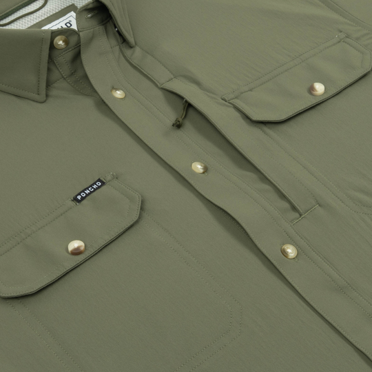 Poncho The Roaring Fork Short Sleeve Shirt, detail