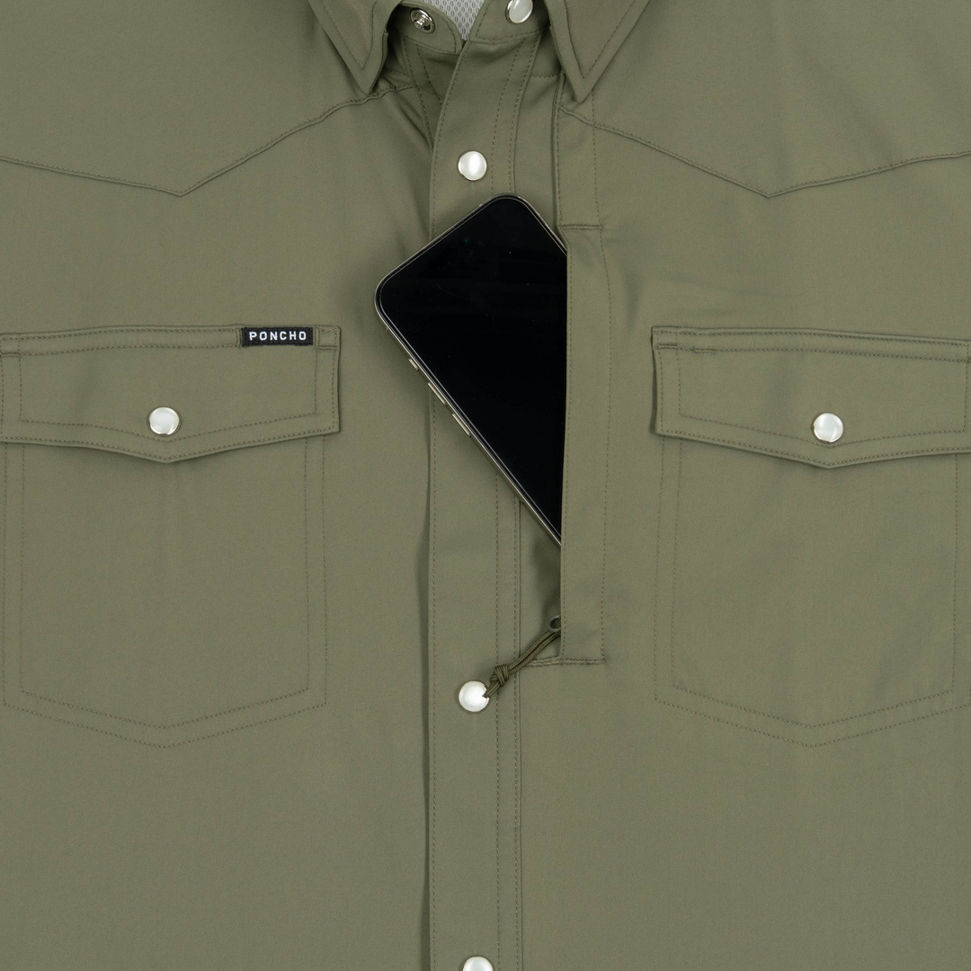 Poncho The Sabine Short Sleeve Shirt, detail, view 3