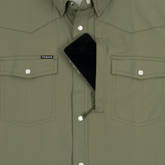 Poncho The Sabine Short Sleeve Shirt, detail, view 3