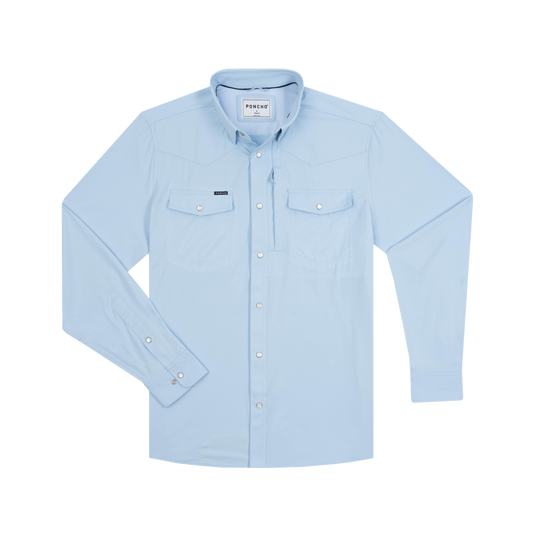 Poncho The San Gabriel Long Sleeve Shirt, front view