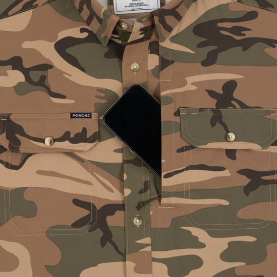 Poncho The San Juan Long Sleeve Shirt, detail, view 3