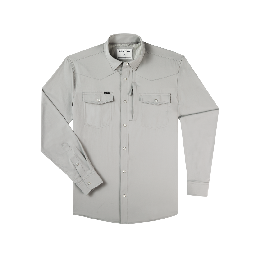 Poncho The San Saba Long Sleeve Shirt, front view