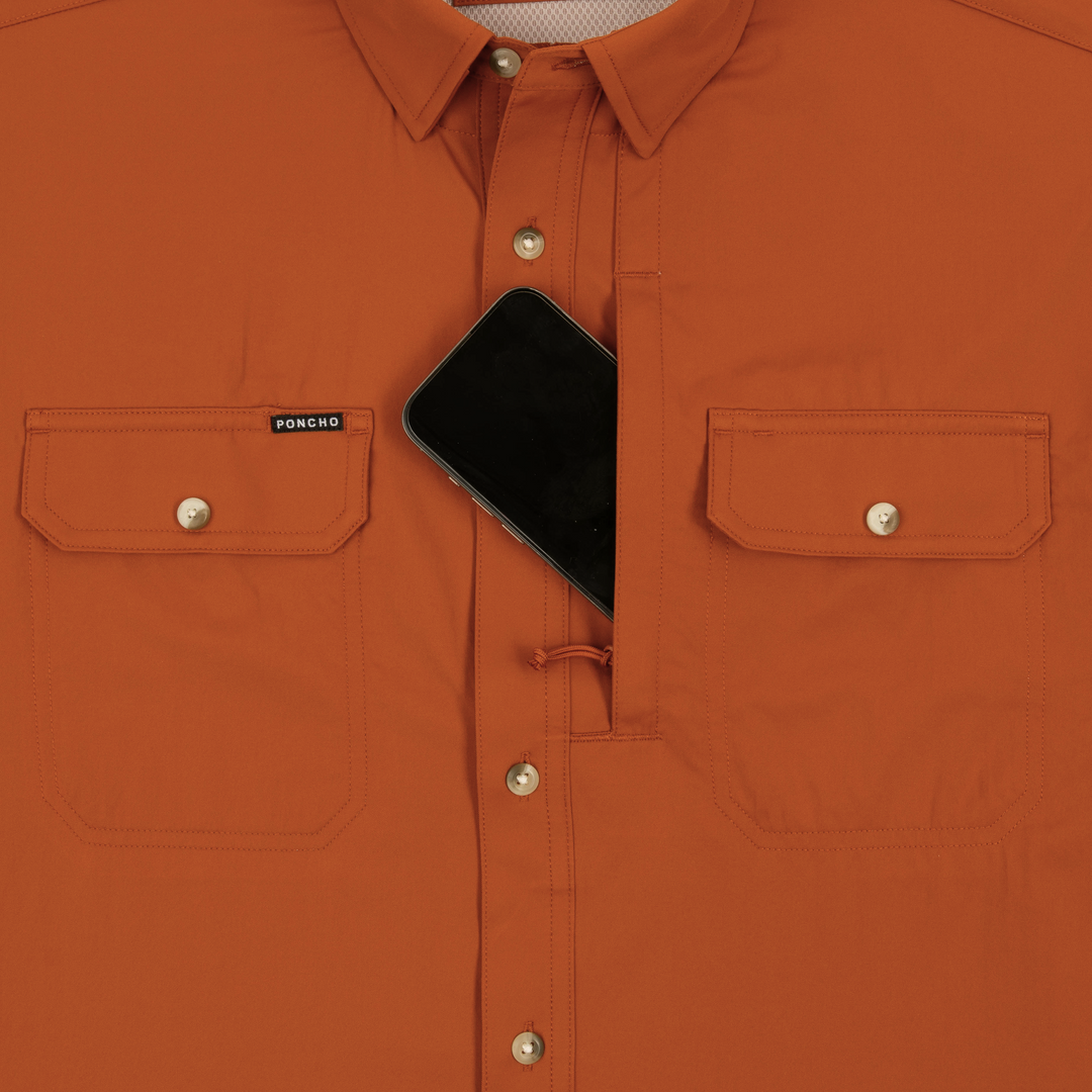 Poncho The Smokey Short Sleeve Shirt, detail, view 2